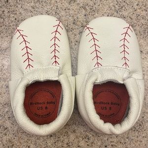 Bird Rock Baby moccasins, sz 8